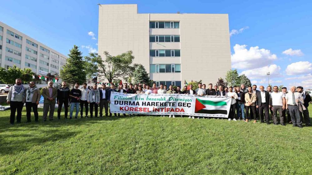 GİBTÜ öğrencilerinden Gazze’ye destek için 