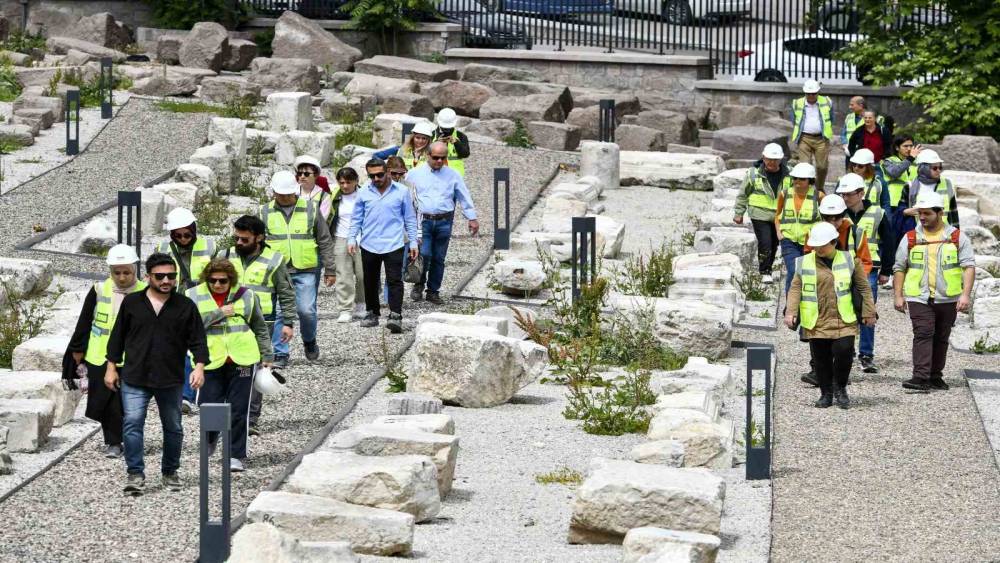Ankara Büyükşehir Belediyesinin ‘Miras Şantiye Gezileri’ devam ediyor
