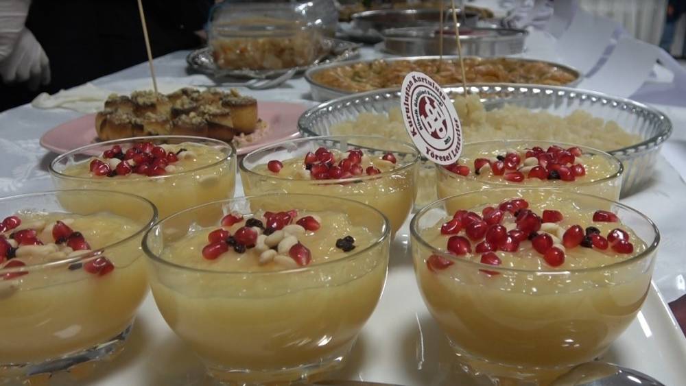 Osmanlı döneminde şehzade sünnetlerinde ikram edilen ’zerde’ tatlısı yarışmada birinci oldu
