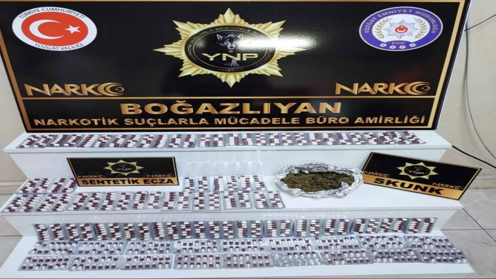 Yozgat’ta uyuşturucu operasyonu: 3 tutuklu
