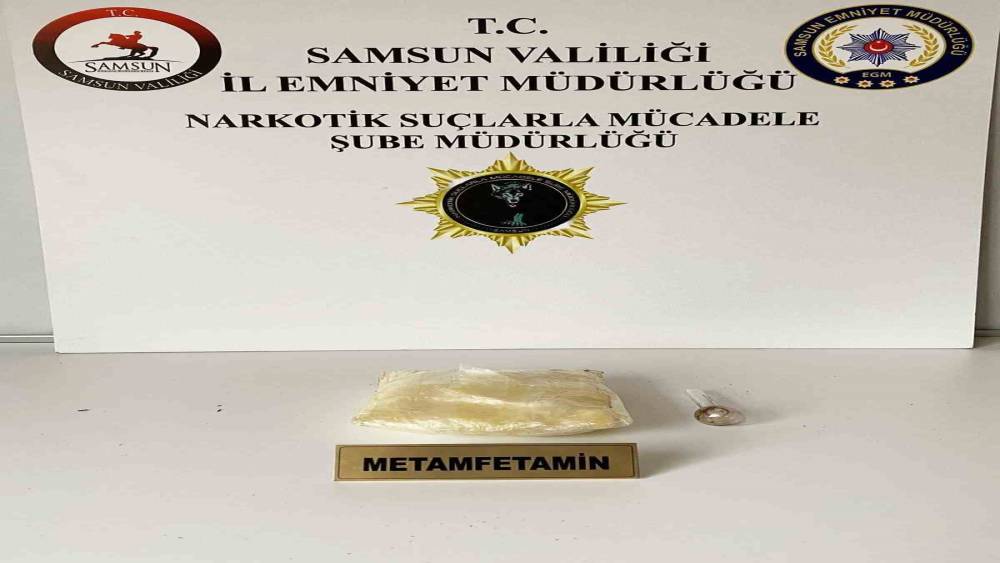 Samsun’da 305,35 gram metamfetamin ele geçirildi: 4 gözaltı
