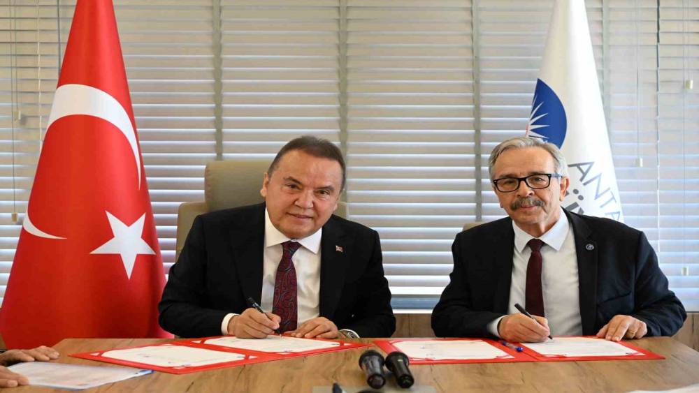 Antalya Büyükşehir Belediyesi’nden iki iş birliği protokolü
