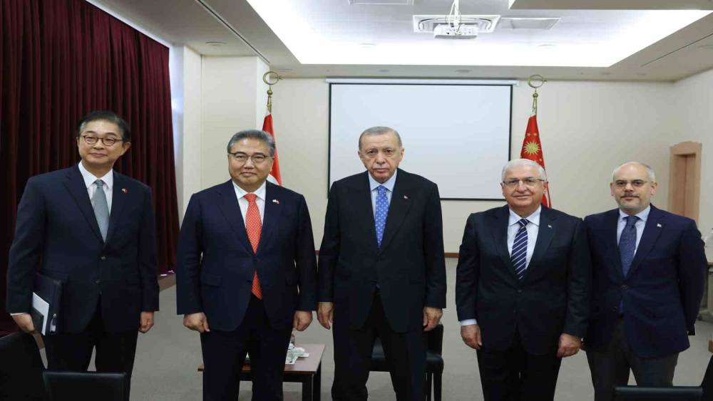 Cumhurbaşkanı Erdoğan Kore Dışişleri Bakanı Jin ile görüştü

