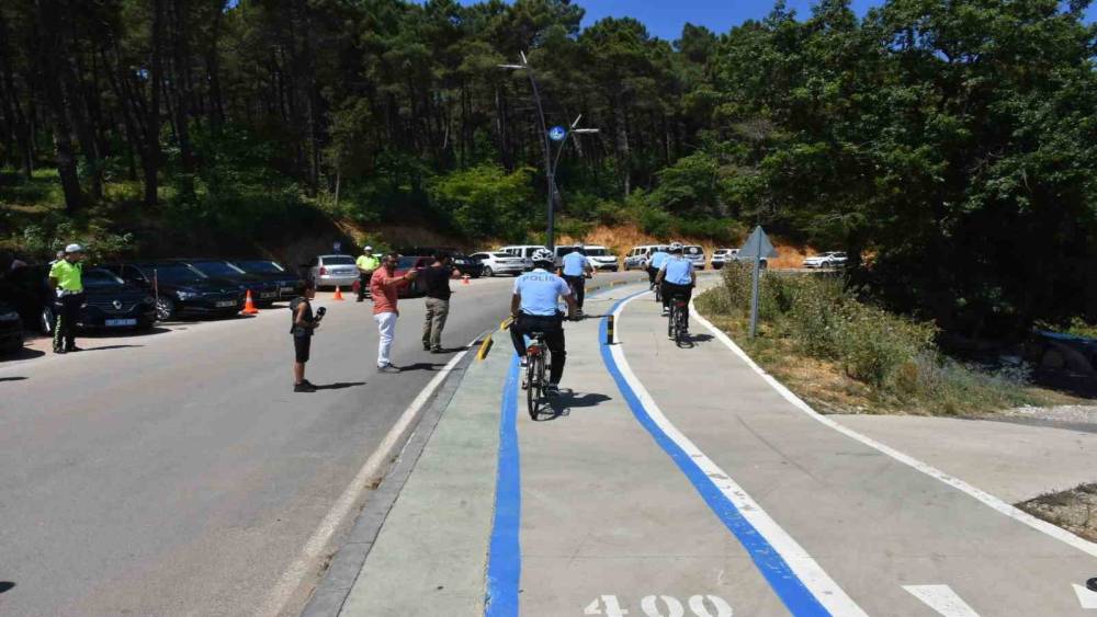 Sinop’ta bisikletli polis timleri göreve başladı
