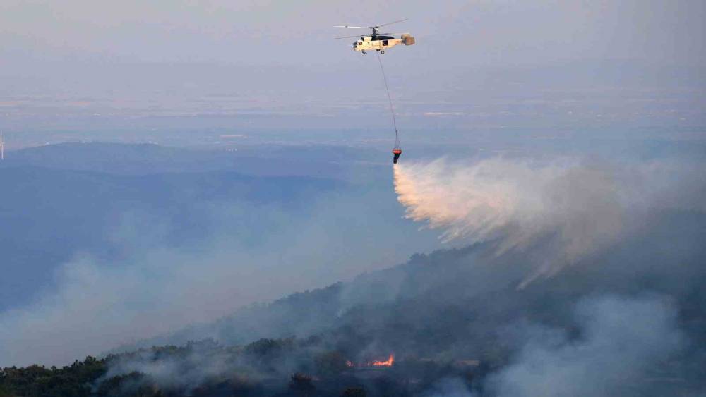 Yunanistan, AB kayıtlarındaki en büyük yangını yaşıyor
