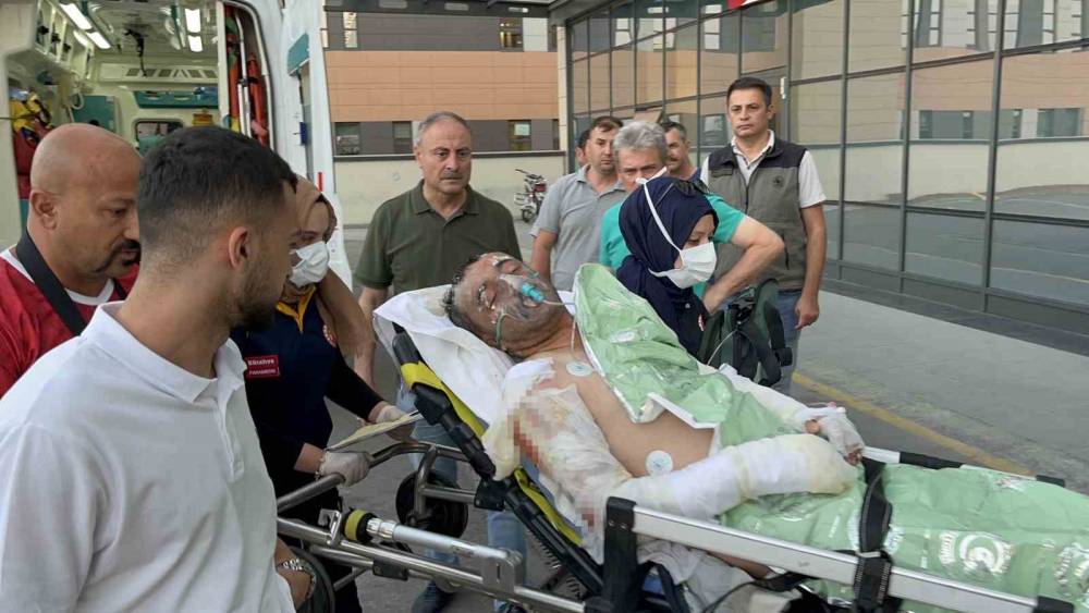 Kütahya’daki orman yangınında yaralanan işçiler Eskişehir Şehir Hastanesine sevk edildi

