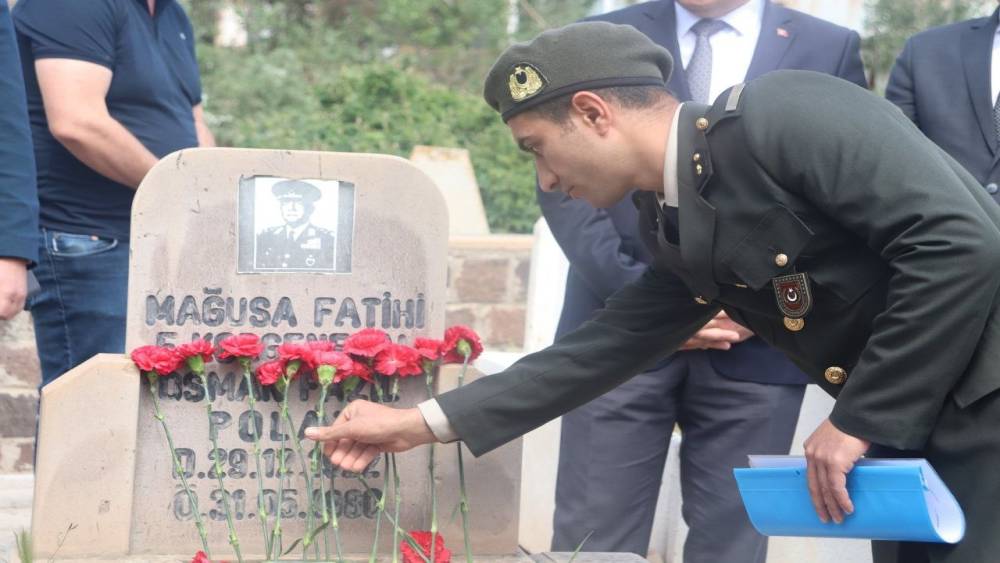 "Mağusa Fatihi" mezarı başında anıldı
