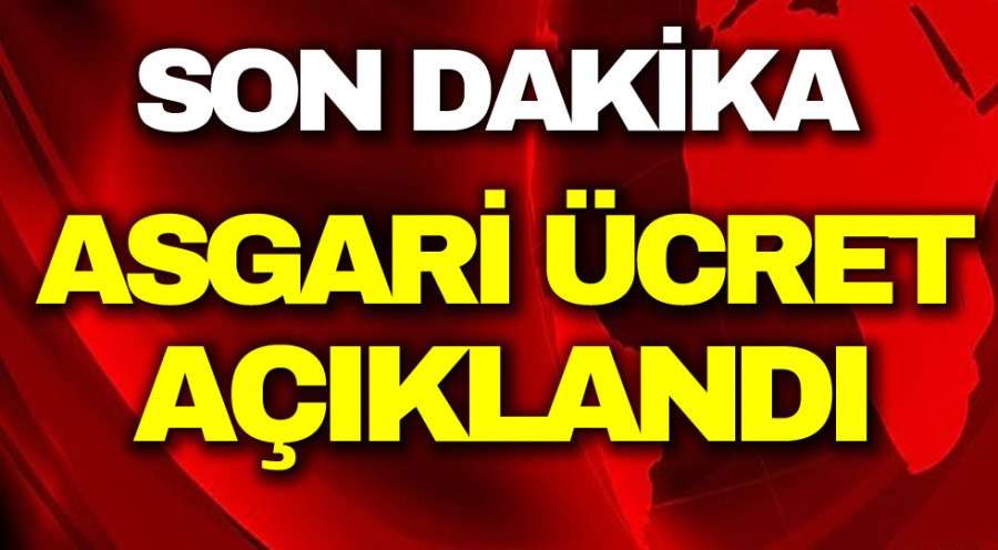 Asgari ücret zammı belli oldu