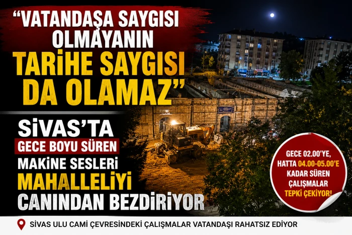 Gece Bitmeyen &Ccedil;alışmalar Vatandaşı İsyan Ettirdi