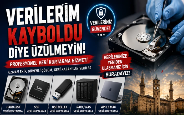 &Ouml;zmen Bilgisayar&rsquo;dan Profesyonel Veri Kurtarma &Ccedil;&ouml;z&uuml;mleri